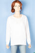 Ladies full sleeve net design round neck casual fit soft light knitwear.