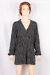 Ladies casual fit V neck full sleeve stylish romper with pockets in various printed colours