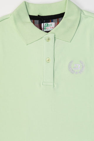 Buy pastel-green Ladies Short Sleeve Polo