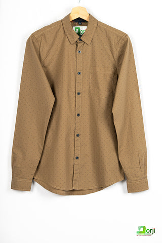 Men's Full sleeve slim fit 100% cotton shirt.