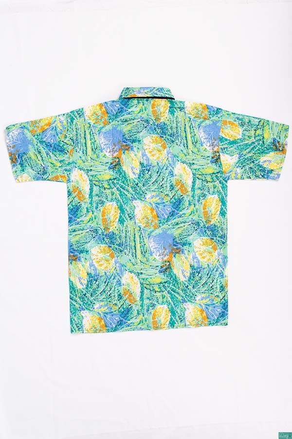 Men’s half sleeve slim fit floral jungle prints summer Shirts. 