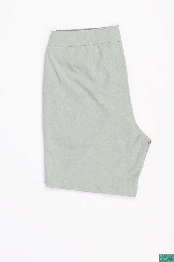 Men’s Comfortable stylish, Casual Shorts are with pockets and elastic waist in Sea green. 