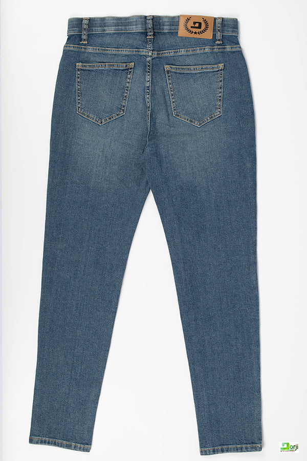 Men's Slim fit Jeans Pants in Denim Dark Blue