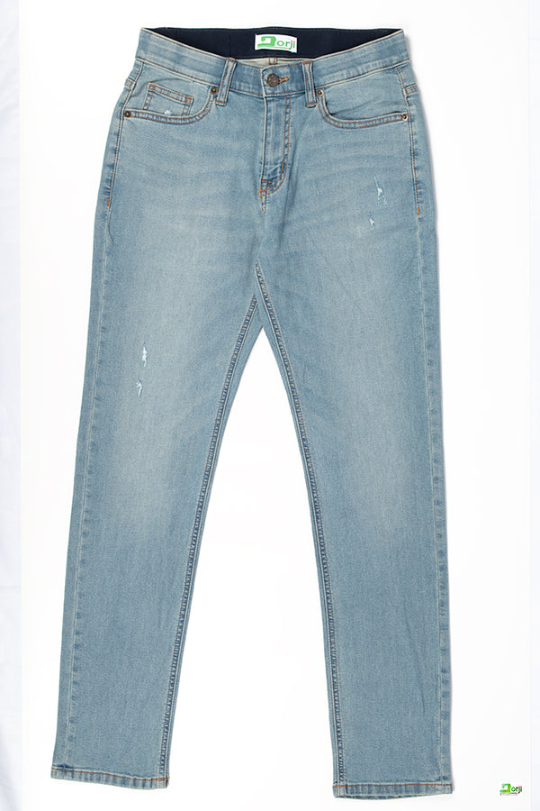 Men's regular fit Denim Jeans in Fade Blue