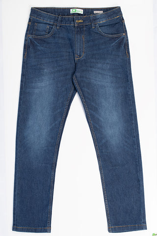 Men's slim fit Jeans Pants in various shades of Denim Blue.
