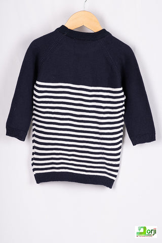 Boy's Full Sleeve Stripe Sweater